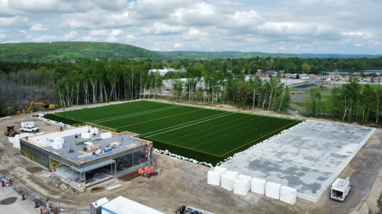 Sports dome project at Canadore taking shape