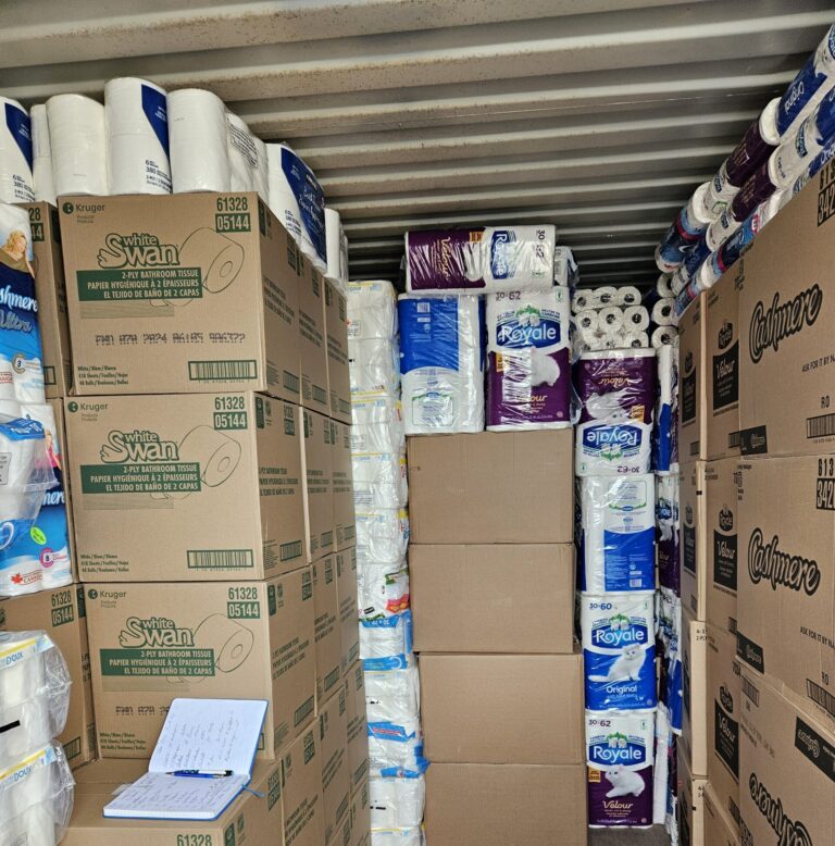 Plenty of toilet paper donated to those in need