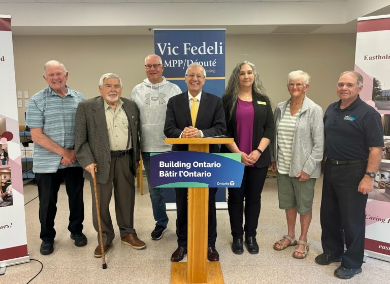 Provincial funding for new school and senior supports