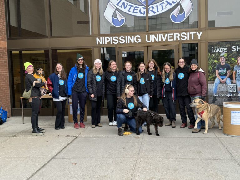 Nipissing students supporting local animal rescues