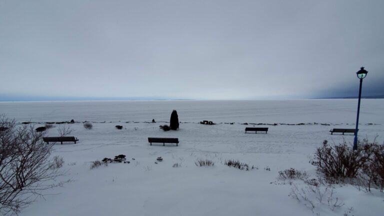 Lake Nipissing, winter