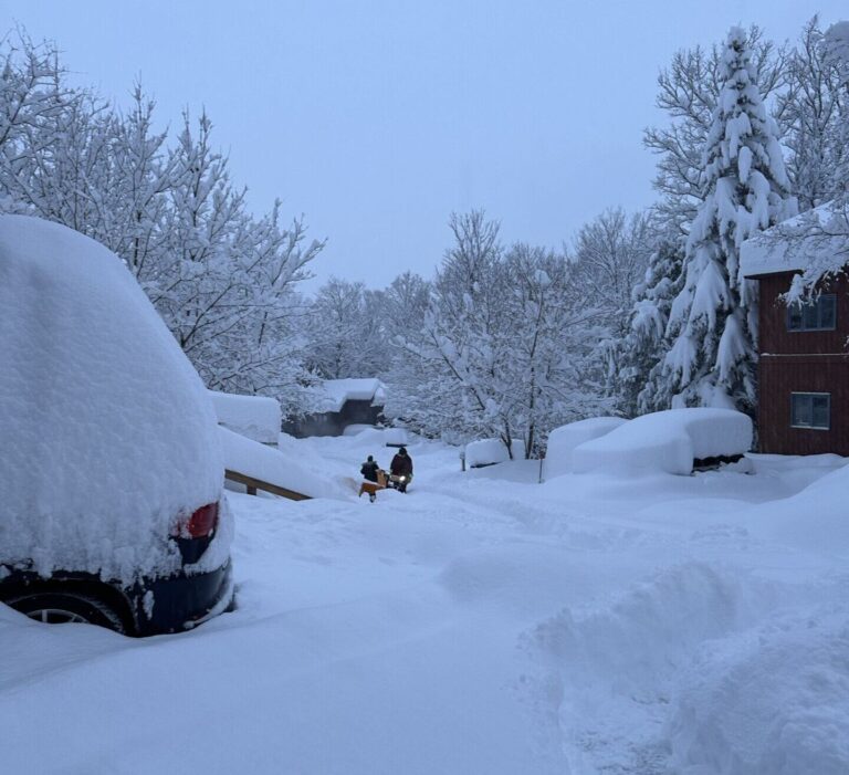 Digging out in Muskoka