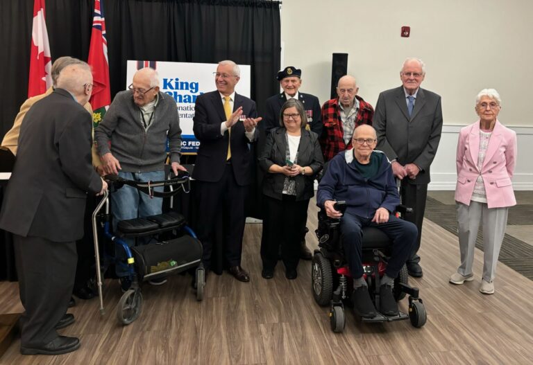 WWII veterans honoured with Coronation medals