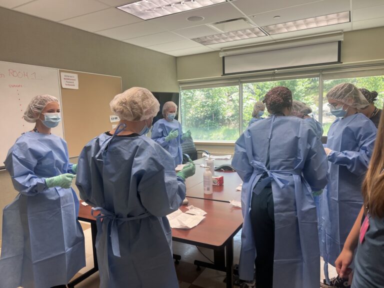 Summer camp inspiring future health-care professionals