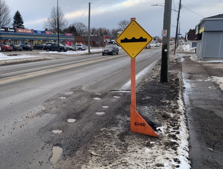 Pothole season arrives