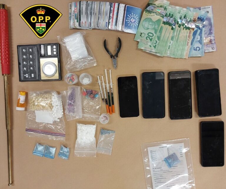 Suspected drugs seized after stolen vehicle pulled over by OPP
