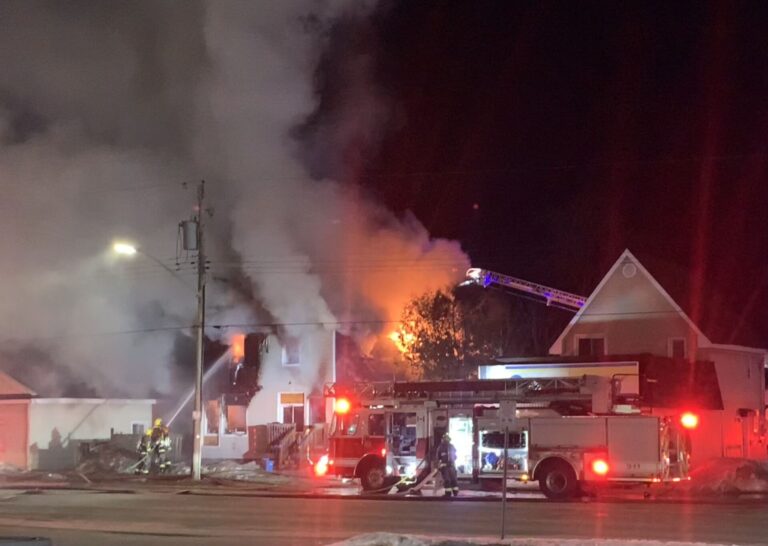 UPDATE: Two people unaccounted for as crews battle Lakeshore house fire
