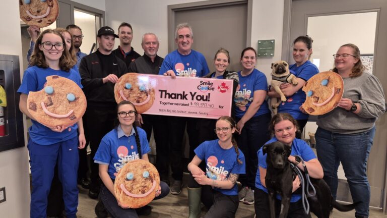 Smile Cookies raise over $99,000 for the Humane Society