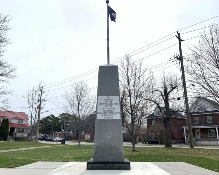 Honouring the Algonquin Regiment