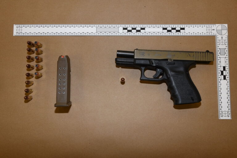 Handgun, suspected drugs and cash seized by police