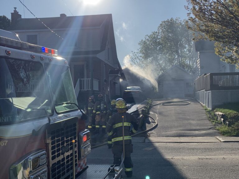 No injuries in Victoria Street garage fire