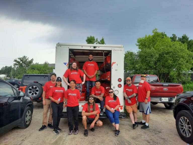 Purolator Tackle Hunger sees over 5,500 lbs delivered to North Bay Food Bank