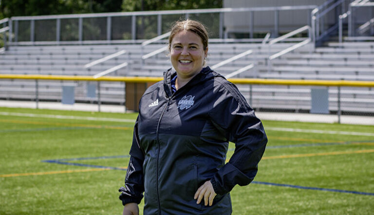 Passing the torch with athletics at Nipissing